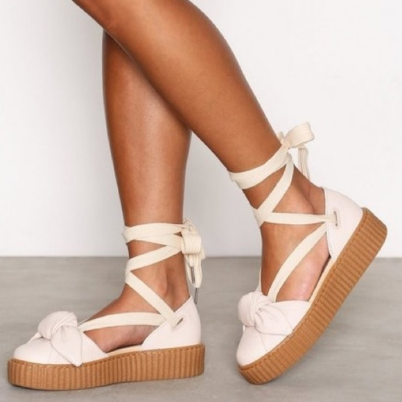 Fenti by PUMA Shoes - Fenty Puma by Rihanna Lace Up Creeper Sneakers